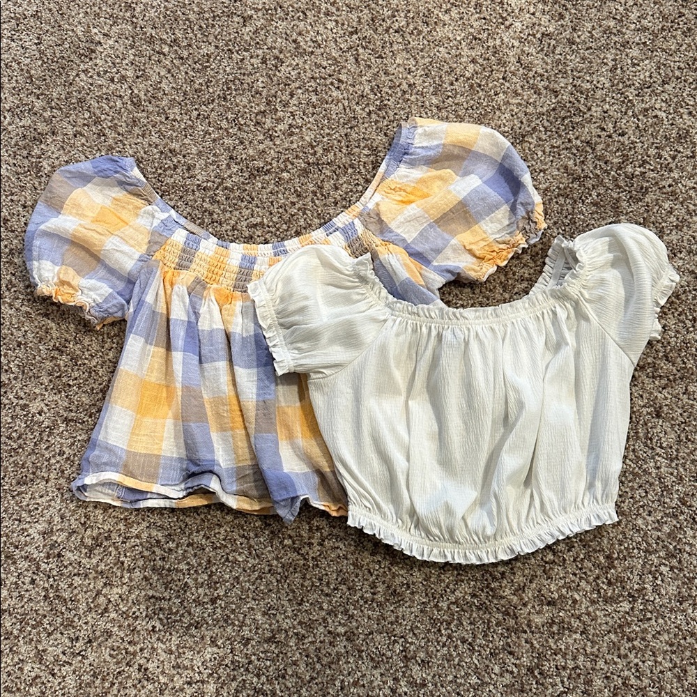 Arizona & H&M Divided Women's Summer Crop Tops - Bundle of 2